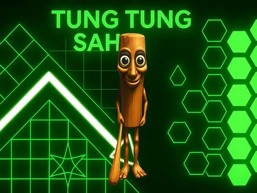 Tung Tung Sahur in Geometry Dash game thumbnail image