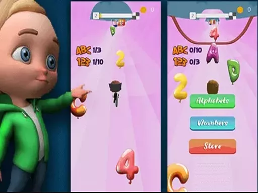 Turbo Race Alphabets - game thumbnail image