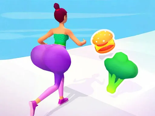 Twerk it! body Race 3D - game thumbnail image