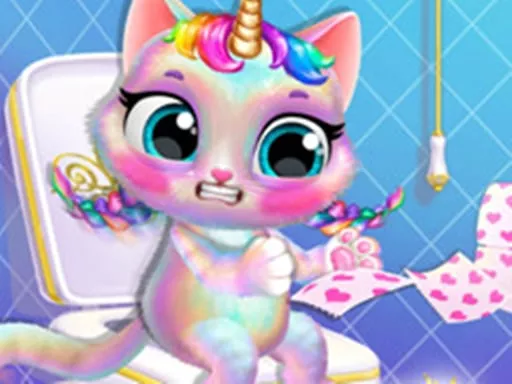 Twinkle My Unicorn Cat Princess Caring - game thumbnail image