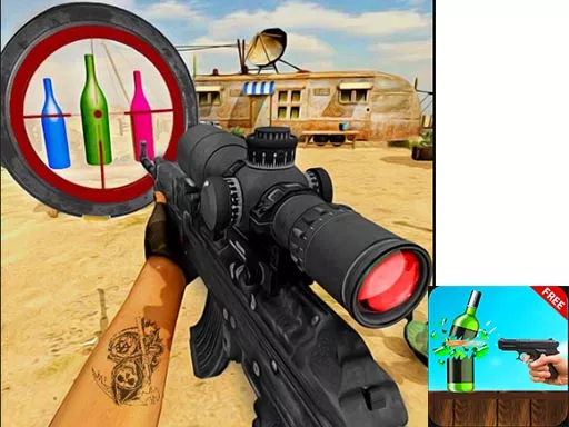Ultimate Bottle Shooting Game - game thumbnail image