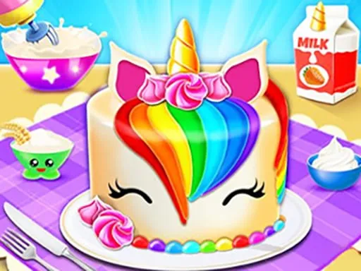 Unicorn Cake Maker game thumbnail image