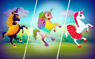 Unicorn Dress Up: Makeup Games - game thumbnail image