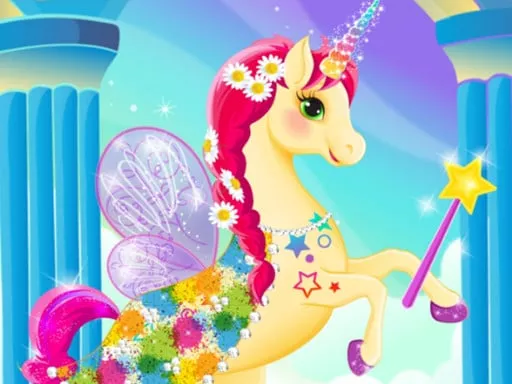 Unicorn Fashion Dress Up - game thumbnail image