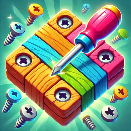 Unscrew Wood Puzzle game thumbnail image