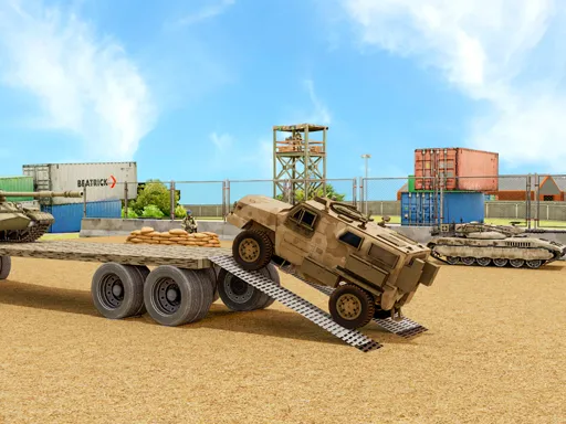 Us Army Car Games Truck Driving - game thumbnail image