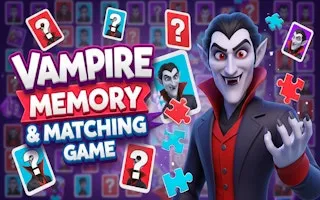 Vampire Memory & Matching Game - game thumbnail image