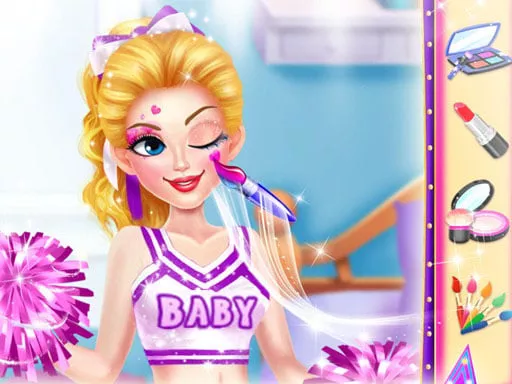 Vampire Princess Cheerleader Girl - game thumbnail image