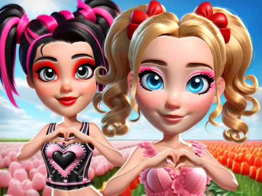 Vibrant Hearts Glamour vs Punk - game thumbnail image