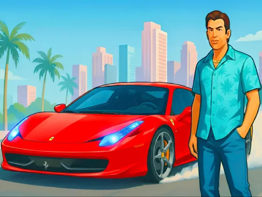 Vice City Driver - game thumbnail image
