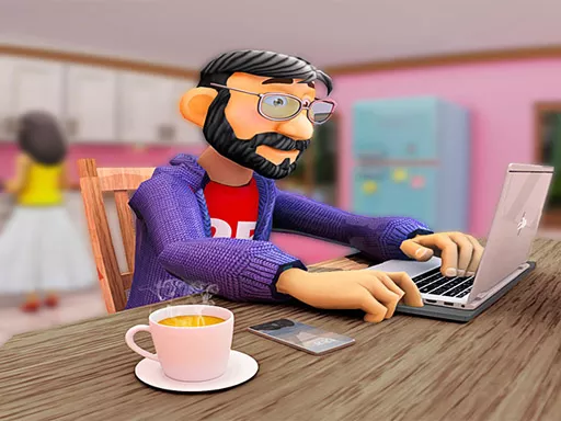 Virtual Work online From Home Simulator - game thumbnail image