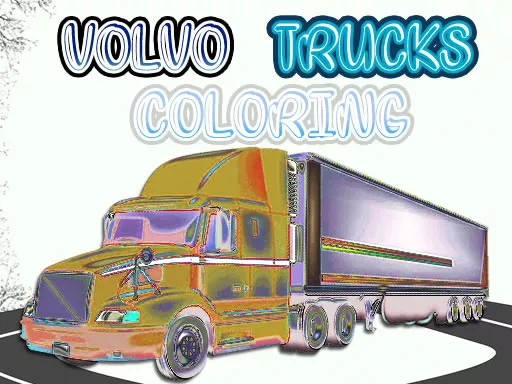 Volvo Trucks Coloring - game thumbnail image