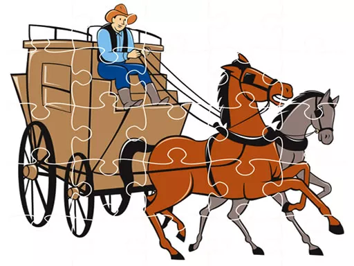 Wagons Jigsaw - game thumbnail image