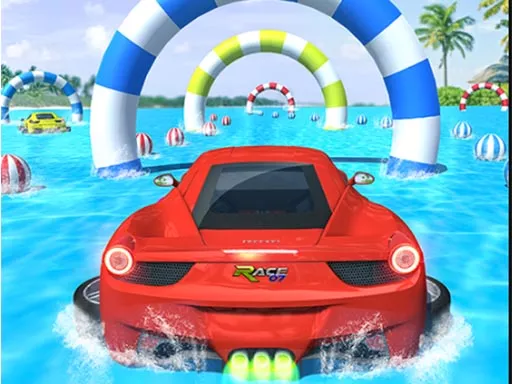 Water Surfing Car Stunts - game thumbnail image