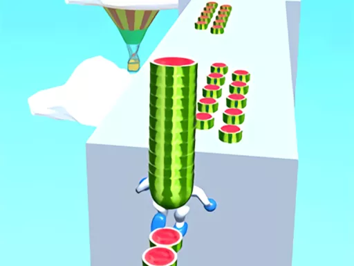 Watermelon Run 3D - game thumbnail image
