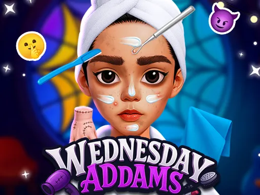 Wednesday Addams Beauty Salon game thumbnail image