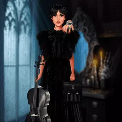 Wednesday Dress Up Adames - game thumbnail image