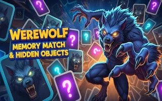 Werewolf Memory Match & Hidden Objects - game thumbnail image