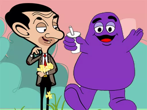 When Mr Bean meet Grimace - game thumbnail image