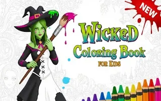 Wicked Coloring Book for Kids - game thumbnail image