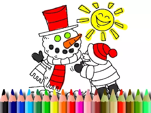 Winter Time Coloring - game thumbnail image