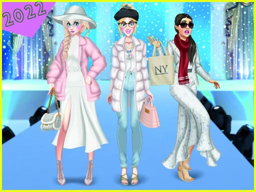 Winter White Outfits: Dress Up Game - game thumbnail image