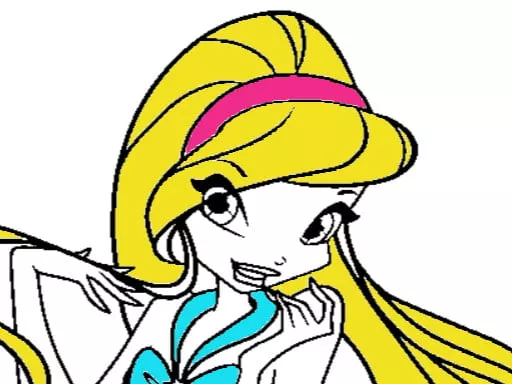 Winx Coloring Page Game - game thumbnail image