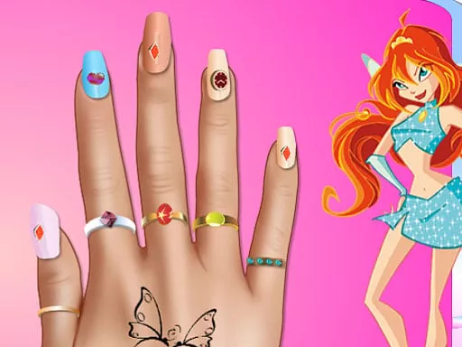 Winx Nail Makeover - game thumbnail image