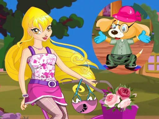 Winx Stella and Puppy - game thumbnail image