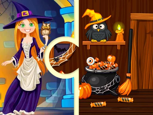 Witchs House Halloween Puzzles - game thumbnail image