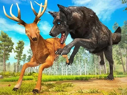 Wolf Simulator Forest Hunt 3D - game thumbnail image
