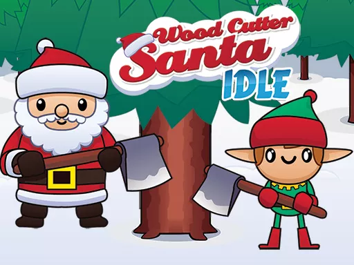 Wood Cutter Santa Idle - game thumbnail image