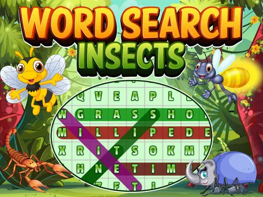 Word Search Insects - game thumbnail image