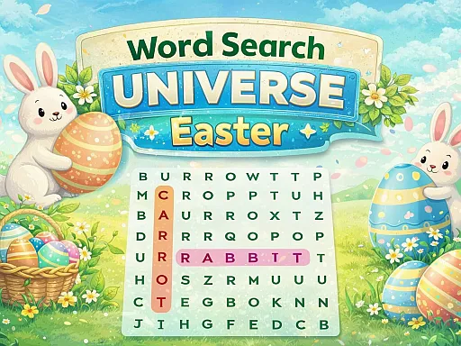 Word Search Universe Easter - game thumbnail image