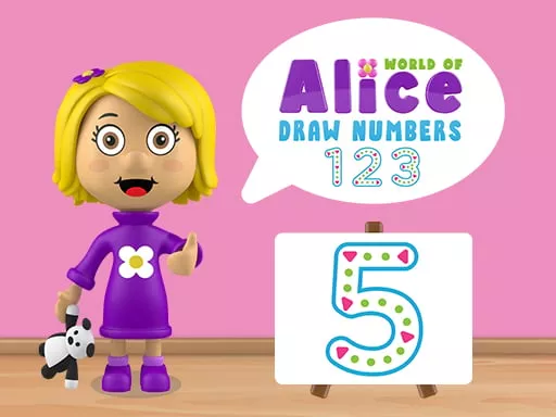 World of Alice Draw Numbers - game thumbnail image
