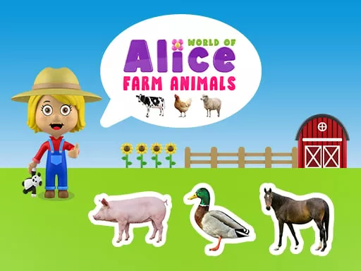 World of Alice   Farm Animals - game thumbnail image