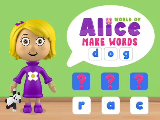World of Alice Make Words  - game thumbnail image
