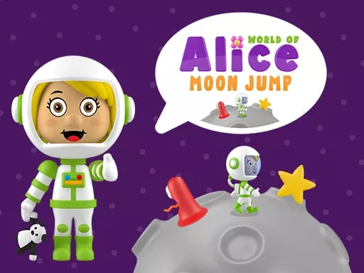World of Alice Moon Jump - game thumbnail image