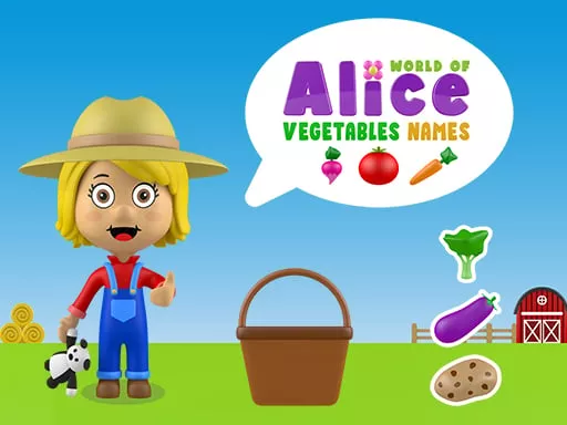 World of Alice Vegetables Names - game thumbnail image