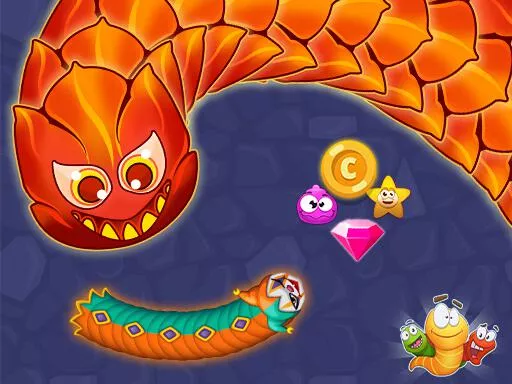 Worm Hunt - Snake game iO zone - game thumbnail image