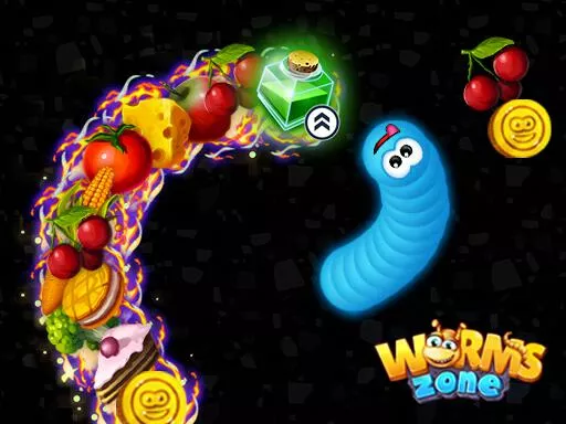 Worms Zone a Slithery Snake - game thumbnail image