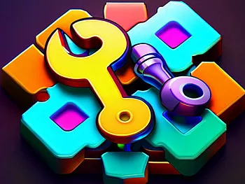 Wrench Nuts and Bolts Puzzle - game thumbnail image