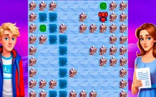 Xmas Snow Challenge - Maze Puzzle - game thumbnail image