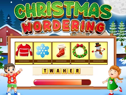 Xmas Wordering - game thumbnail image