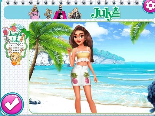 Year Round Fashionista Curly - game thumbnail image