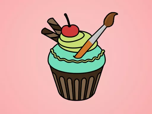Yummy Cupcake Coloring - game thumbnail image
