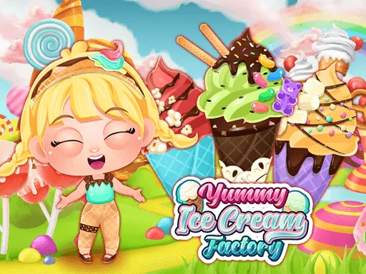Yummy Ice Cream Factory - game thumbnail image