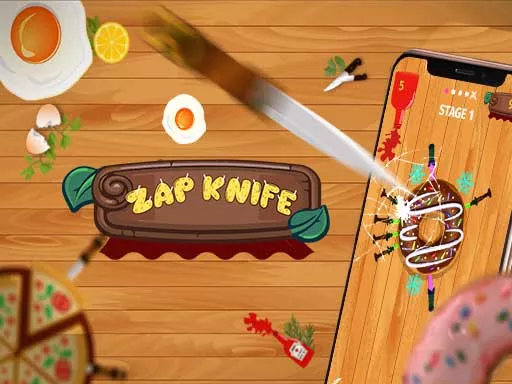 Zap knife: Knife Hit to target - game thumbnail image
