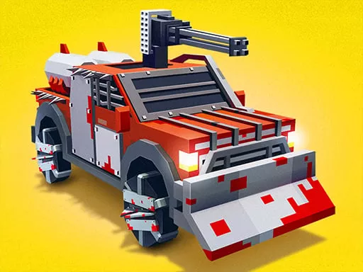 Zombie Derby: Blocky Roads - game thumbnail image