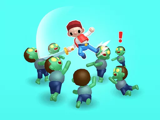 Zombie Killer Draw Puzzle - game thumbnail image